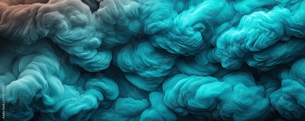 Poster cloudy abstract background idea. abstract colorful smoke pattern with shades of blue and hints of br