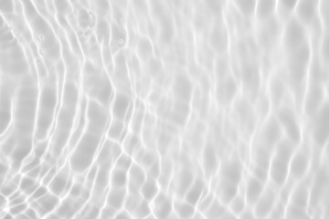 Abstract white transparent water shadow surface texture natural ripple background