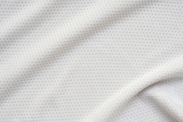 White sports clothing fabric football shirt jersey texture abstract background