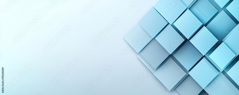 Poster triangle abstract background concept. abstract blue geometric shapes on a clean background, ideal fo