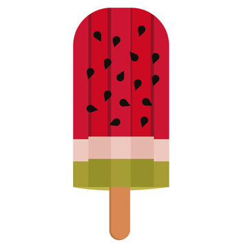 recommend clip art: Watermelon Popsicle, Watermelon ice cream vector, frozen popsicle. red popsicle.