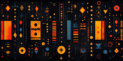 abstract african ethnic style illustration background