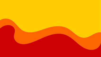 Dynamic abstract design featuring wavy patterns in vibrant yellow, orange, and red hues. Perfect for creative backgrounds, artistic abstracts, and modern design inspirations.