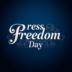 world press freedom day typography