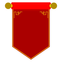 Chinese Scroll Banner