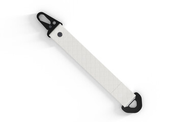 Metallic Strap Keychain Mockup