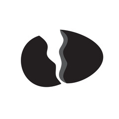 easter egg silhouette