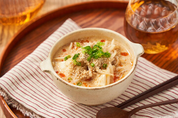 ヘルシーで美味しい豆乳坦々スープ - 冬のダイエットにぴったり