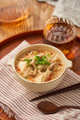 ヘルシーで美味しい豆乳坦々スープ - 冬のダイエットにぴったり