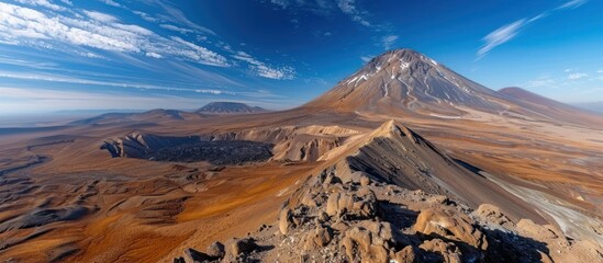Volcanic Landscape in the Chilean Andes