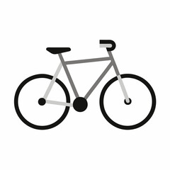 bicycle isolated on white background