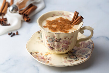 Turkish hot drink; Sahlep or salep