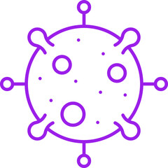 Epidemic icon single vector illustration