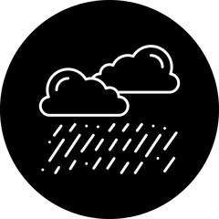 Heavy Rain icon single vector illustration