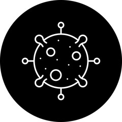 Epidemic icon single vector illustration