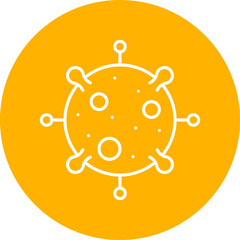 Epidemic icon single vector illustration