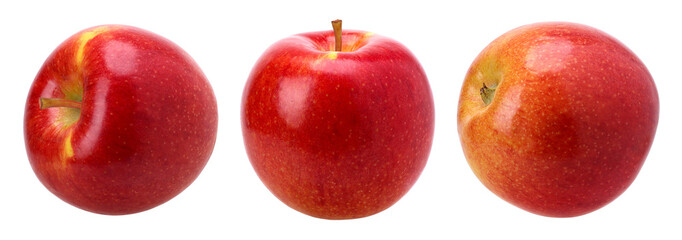 Close-up, Red apple (Envy Apple) isolated, transparent PNG, PNG format, collection