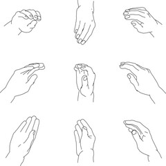 様々な角度から見た包む右手2