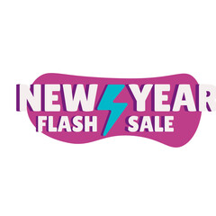 3D Text Effect - New Year Flash Sale