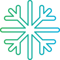 Obraz premium Snowing icon single vector illustration