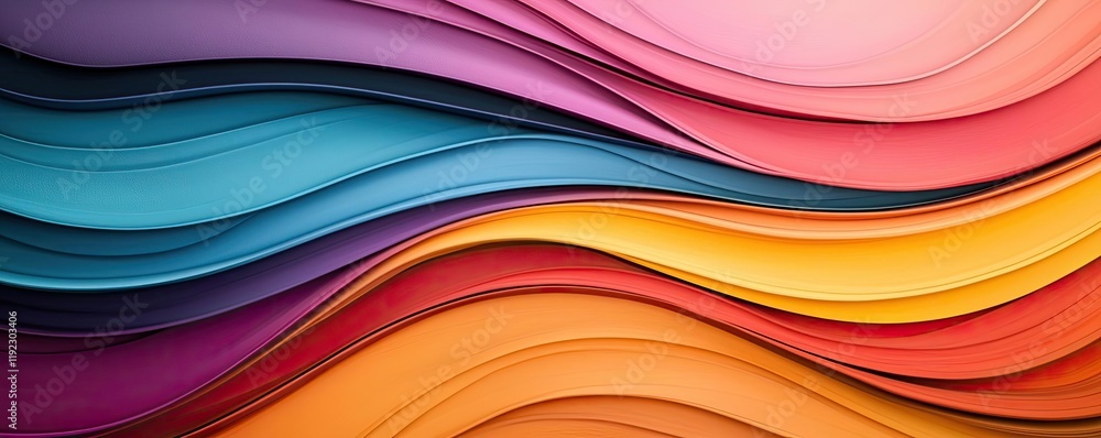 Poster vivid gradient idea. colorful abstract wavy pattern, vibrant and modern design for various creative 