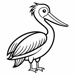 bird coloring page ,kids coloring page , coloring page for kids, animal coloring page, KDP, Animal Coloring Page For Kids