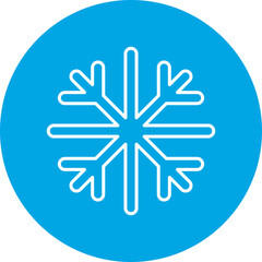 Snowing icon single vector illustration