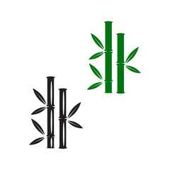 Fototapeta premium bamboo icon vector