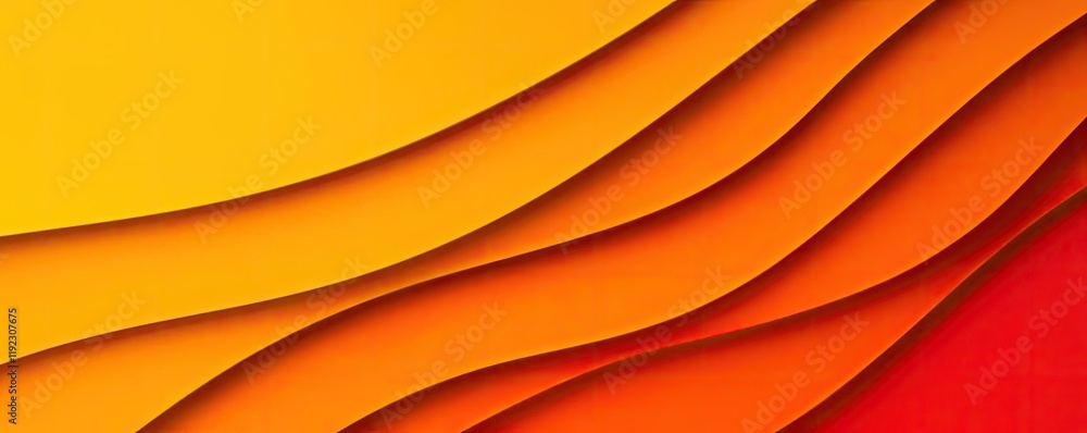 Aufkleber vivid gradient idea. bright, vibrant waves of orange and yellow create a dynamic abstract background