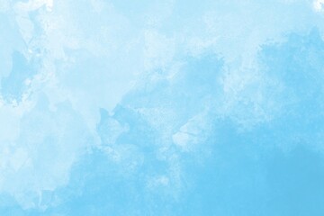 Soft blue abstract design with calm and elegant watercolor art