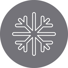 Snowing icon single vector illustration