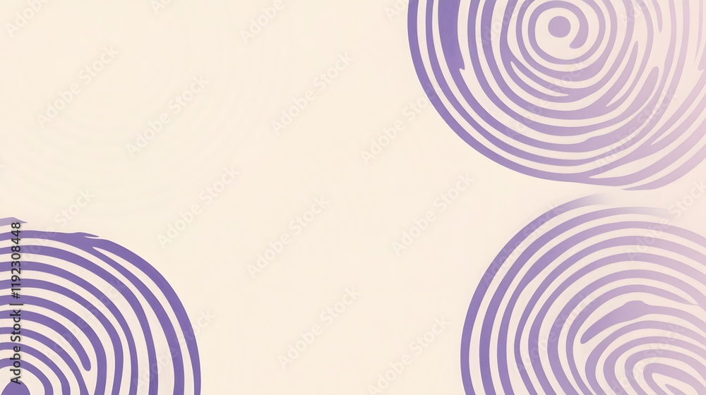 Poster dynamic abstract circular patterns on cream background graphic design digital art contemporary close