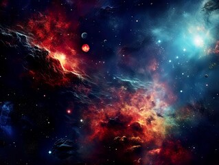 Galaxy and universe light. Galaxies sky in space Planets and stars beauty of space exploration