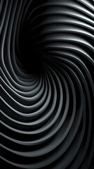 digital technology abstract black and white triangle spiral poster background