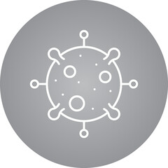 Epidemic icon single vector illustration