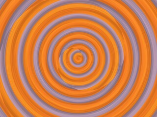 Abstract background with concentric circles in orange and purple hues, perfect for modern designs.