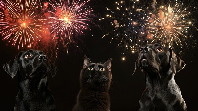 **Fireworks Anxiety in Pets: New Year Woes for Dogs and Cats**