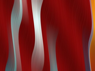 Abstract Red and Silver Wave Background