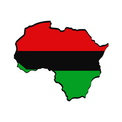 pan african flag red black and green icon, pan african flag red black and green vector,