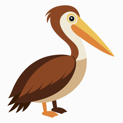 veector of a pelican 