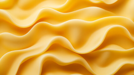 Obraz premium Soft, wavy fabric in vibrant yellow folds creates a luxurious texture for design inspiration