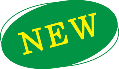 best new event sticker Vector illustration