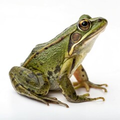 frog on white background