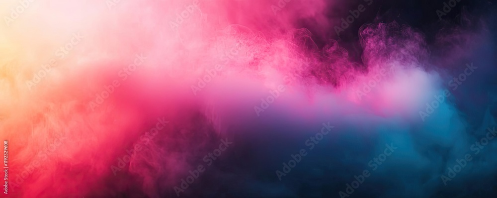 Aufkleber cloudy abstract background idea. vibrant abstract background with colorful smoke and cloud textures 