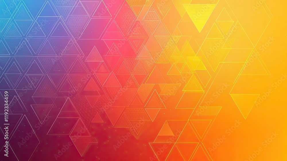Poster triangle abstract background idea. colorful triangular abstract background for design projects and d
