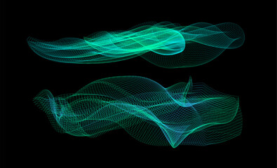 Simple wave background design