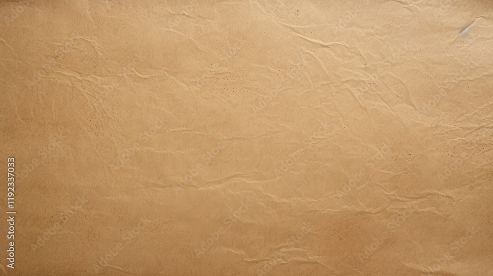 Poster cream color recycled kraft paper texture background suitable for various design projects and graphic