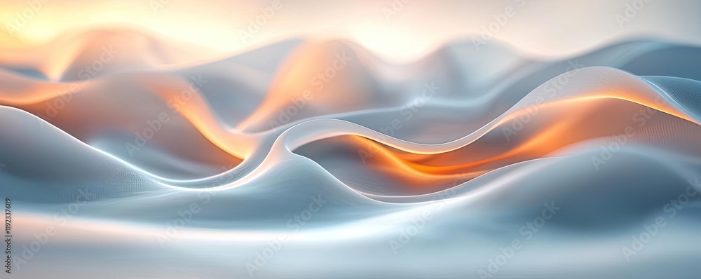 Aufkleber blurred abstract background concept. abstract wave like textures in soothing pastel colors with dyna