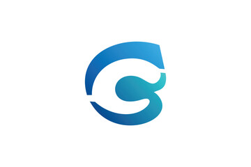 Fototapeta premium Abstract C Logo Design Vector Illustration