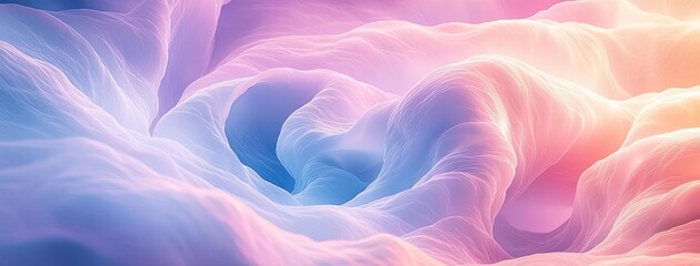Obraz premium Blurred abstract background concept. A stunning blend of soft colors creating a dreamy, swirling abstract background.